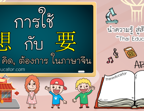 การใช้ 想 Xiǎng กับ 要 yào อยาก คิด ต้องการ